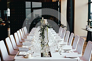 Set the table for event