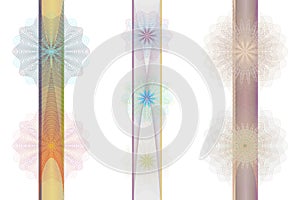 Set of tangier rosettes. Vector