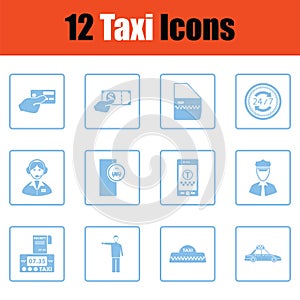 Set of taxy icons