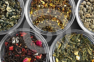 Set of a Tea in a bowles