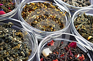 Set of a Tea in a bowles