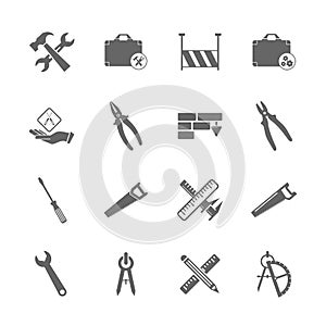 Set of Technical icon vector, Engineering simple icon template, Creative Setting icon design, Illustration