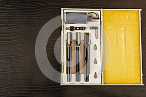 Technical pen for drawing in a design office.