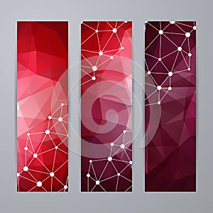 Set of templates for banners