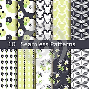 Set of ten pretty patterns