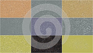 Set of Terrazzo Pattern