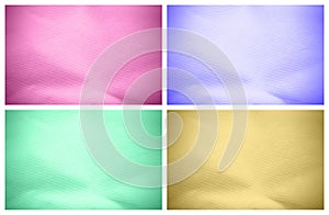 Set of textured backgrounds