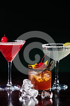set of three esthetic freshening cocktails