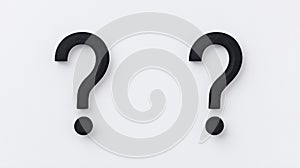 A set of three questions.