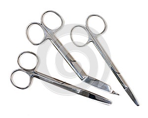 Set of Three Surgical Scissors