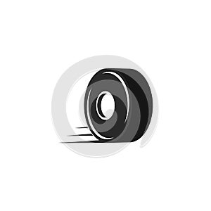 Set of tires logo vector icon illustration template