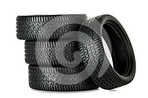 Set of tires photo