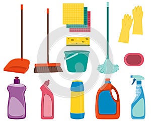 Set tools for cleaning