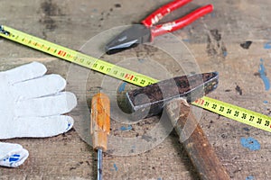 Set of tools for renovation