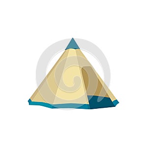 Set of tourist tents. Collection camping tent icons. Vector illustration