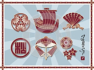 Set of Traditional Japanese Pattern