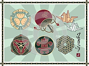 Set of Traditional Japanese Pattern