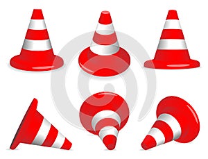 Set of traffic-cones