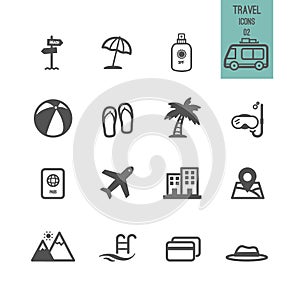 Set of travel icon.