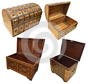 Set with trunks and chests