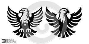 Eagle Crest Vector Set