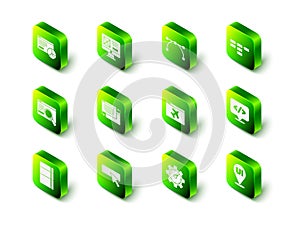 Set UI or UX design, Bezier curve, Site map, Front end development, Website template, statistic and icon. Vector