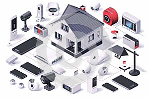 Set up a CCTV system in your home, managing different alarm controls and using video to educate on smart security.