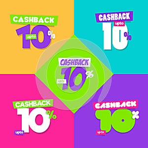 Set of upto 10% Cashback - 5 Different Alternate