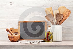 Set of various kitchen utensils