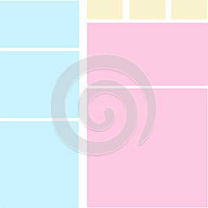 a set of vector elements for a daily planner