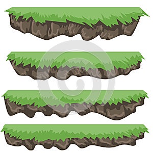 A set of vector game asset, contains ground tiles