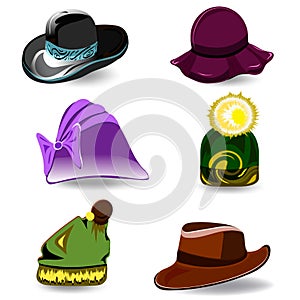 Set vector hats