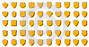 Set of vector shields
