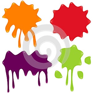 Set of Vector Splatter