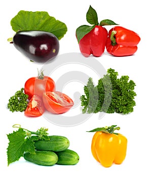 Set of vegetable fruit