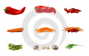 Set of Vegetables