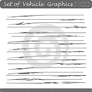 Set of Vehicle Graphics