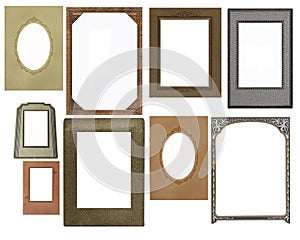 Set of vintage frames