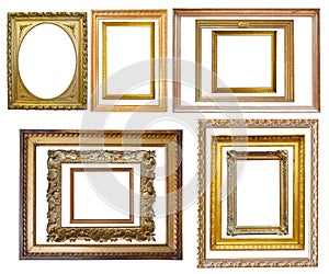 Set of Vintage gold picture frame