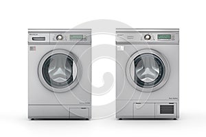 Set of washing and dryer machine