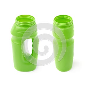 Set of Water bottle isolated over the white background