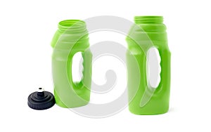 Set of Water bottle isolated over the white background