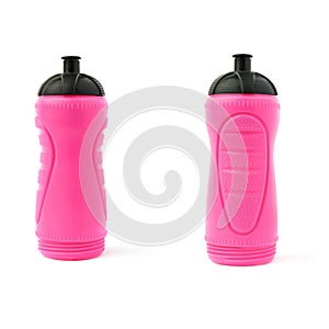 Set of Water bottle isolated over the white background