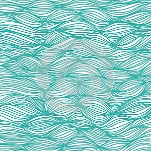 Set of wave patterns .Seamless pattern can be