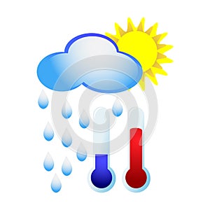 Set of weather icons.