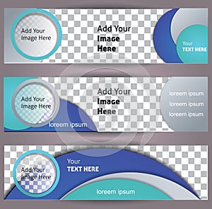 Set of web banners.