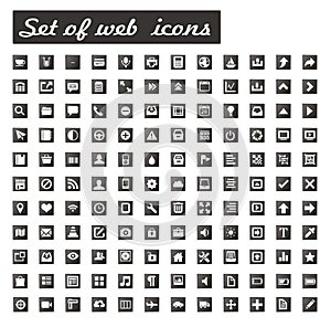 Set of web icons