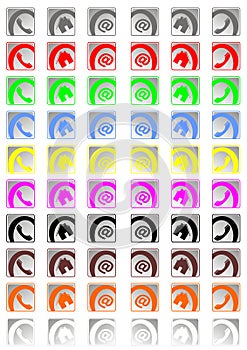 Set of web icons