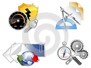 Set of web icons