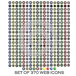 Set of web icons